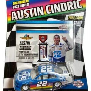 Nascar Authentics Austin Cindric #22 PPG Indy Win 2022 Wave 1 Die-Cast 1:64 Car